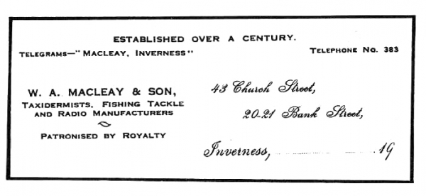 W.A and Son Macleay